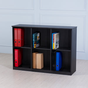 Space<br><i> <small>3 Door Storage Cabinet in Black</i></small>