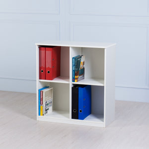 Space<br><i> <small>2 Door Storage Cabinet in White</i></small>