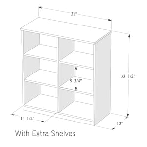 Space<br><i> <small>Small Storage Cabinet in White</i></small>