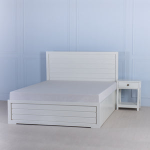 Coastal Bed in White