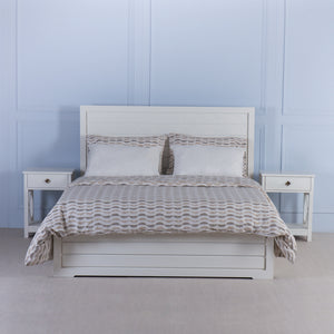 Coastal Bed in White