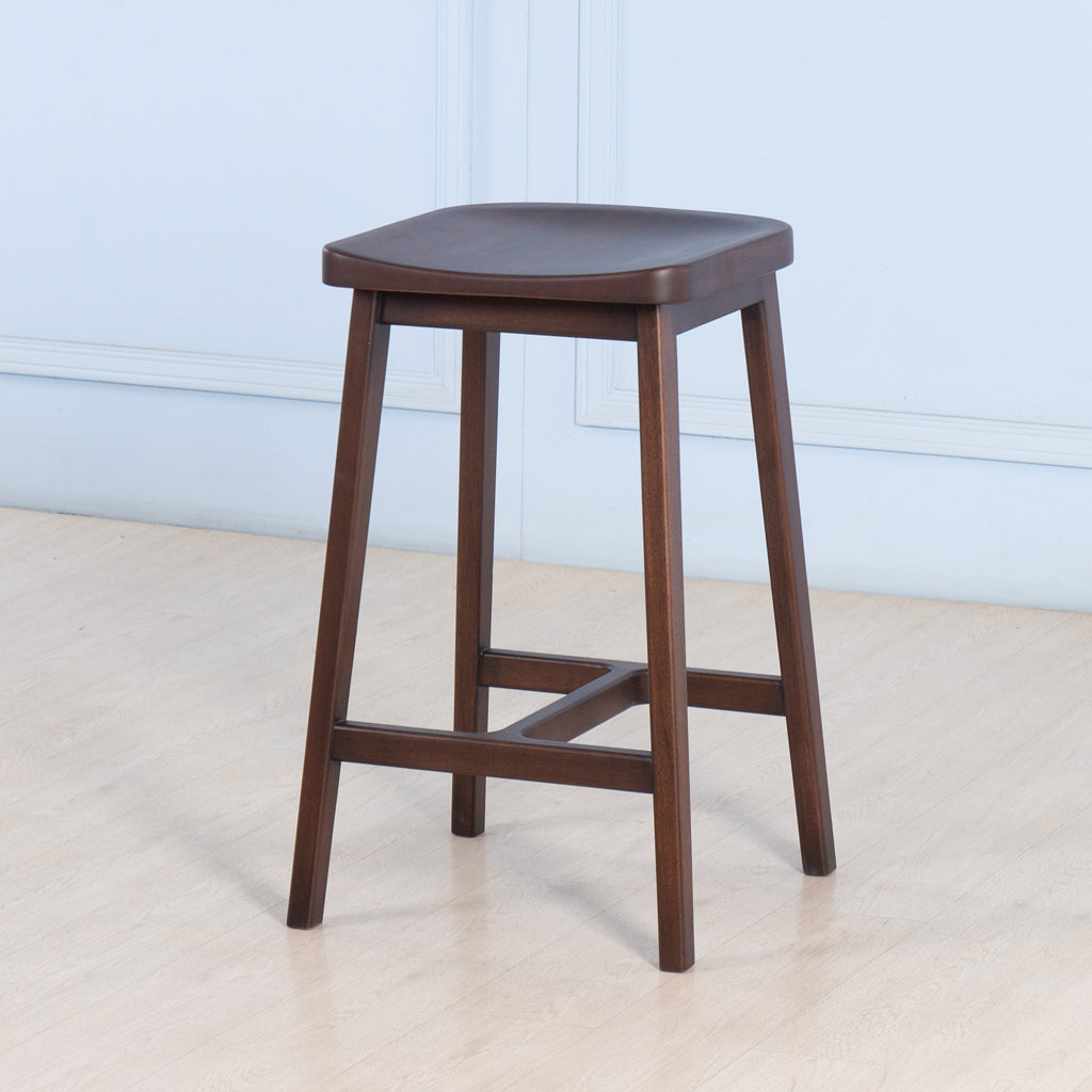 Form<br><i> <small>Wooden Stool in Mahogany</i></small>