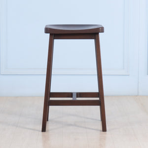 Form<br><i> <small>Wooden Stool in Mahogany</i></small>