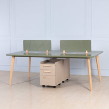 Load image into Gallery viewer, Grove&lt;br&gt;&lt;i&gt; &lt;small&gt;4 Person Office Workstation&lt;/i&gt;&lt;/small&gt;