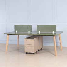Load image into Gallery viewer, Grove&lt;br&gt;&lt;i&gt; &lt;small&gt;4 Person Office Workstation&lt;/i&gt;&lt;/small&gt;