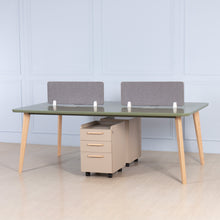 Load image into Gallery viewer, Grove&lt;br&gt;&lt;i&gt; &lt;small&gt;4 Person Office Workstation&lt;/i&gt;&lt;/small&gt;