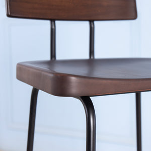 Stance<br><i> <small>Wooden Stool in Mahogany</i></small>