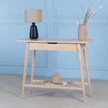 Load image into Gallery viewer, Eden&lt;br&gt;&lt;i&gt; &lt;small&gt;Oak Console Table&lt;/i&gt;&lt;/small&gt;