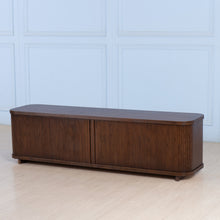 Load image into Gallery viewer, Sliders&lt;br&gt;&lt;i&gt; &lt;small&gt;TV Console in Oak&lt;/i&gt;&lt;/small&gt;