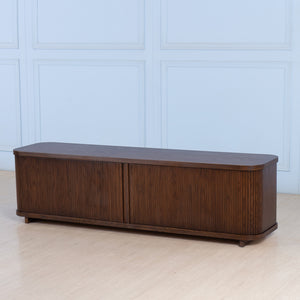 Sliders<br><i> <small>TV Console in Oak</i></small>