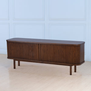 Sliders<br><i> <small>TV Console in Oak</i></small>