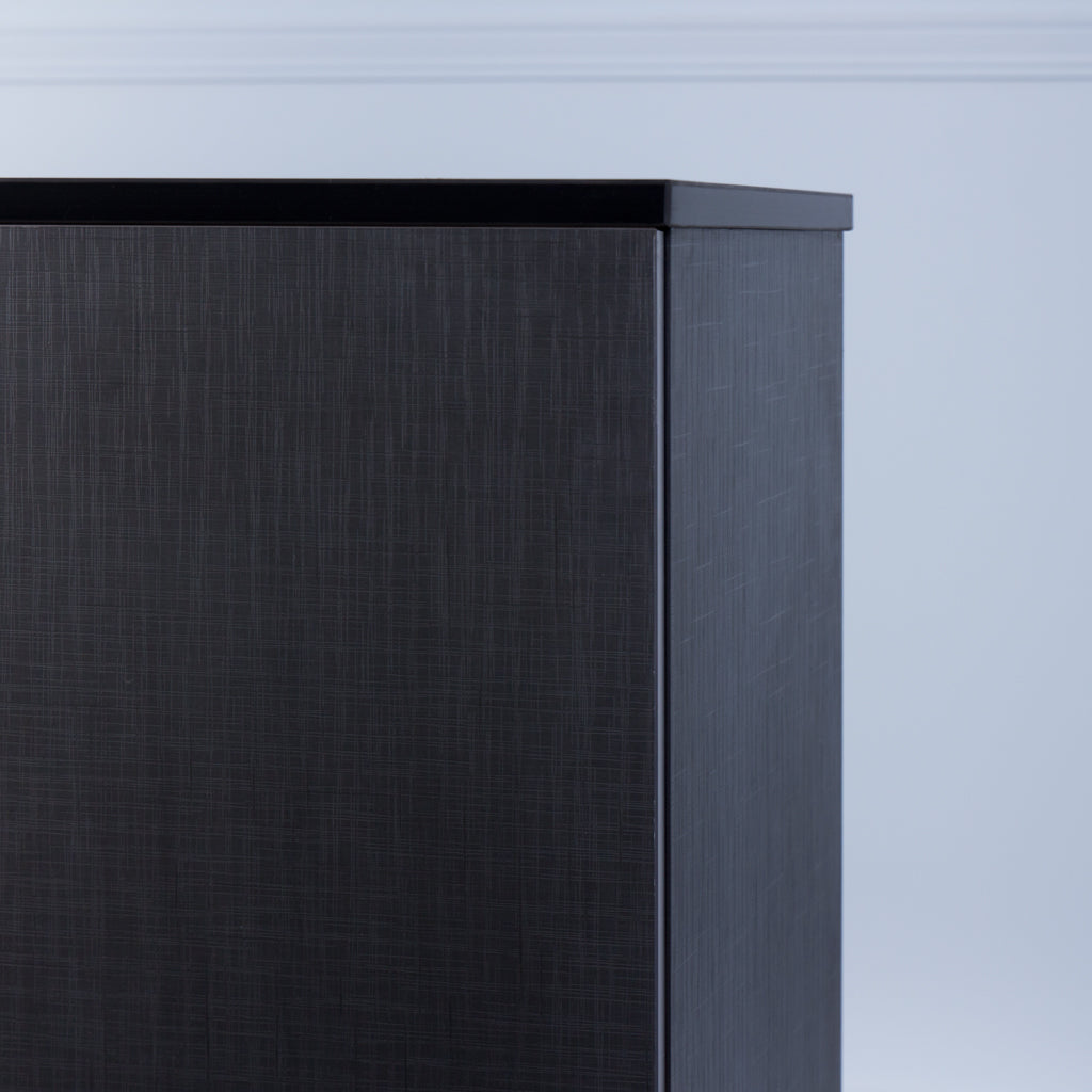 Load image into Gallery viewer, Space&lt;br&gt;&lt;i&gt; &lt;small&gt;3 Door Storage Cabinet in Black&lt;/i&gt;&lt;/small&gt;