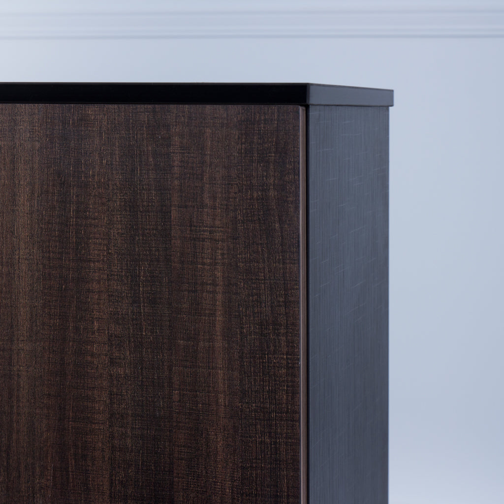 Load image into Gallery viewer, Space&lt;br&gt;&lt;i&gt; &lt;small&gt;3 Door Storage Cabinet in Black&lt;/i&gt;&lt;/small&gt;