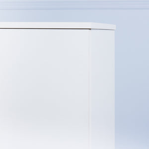 Space<br><i> <small>3 Door Storage Cabinet in White</i></small>