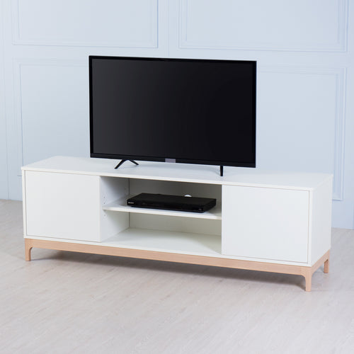 Flix<br><i> <small>Large TV Console in White</i></small>