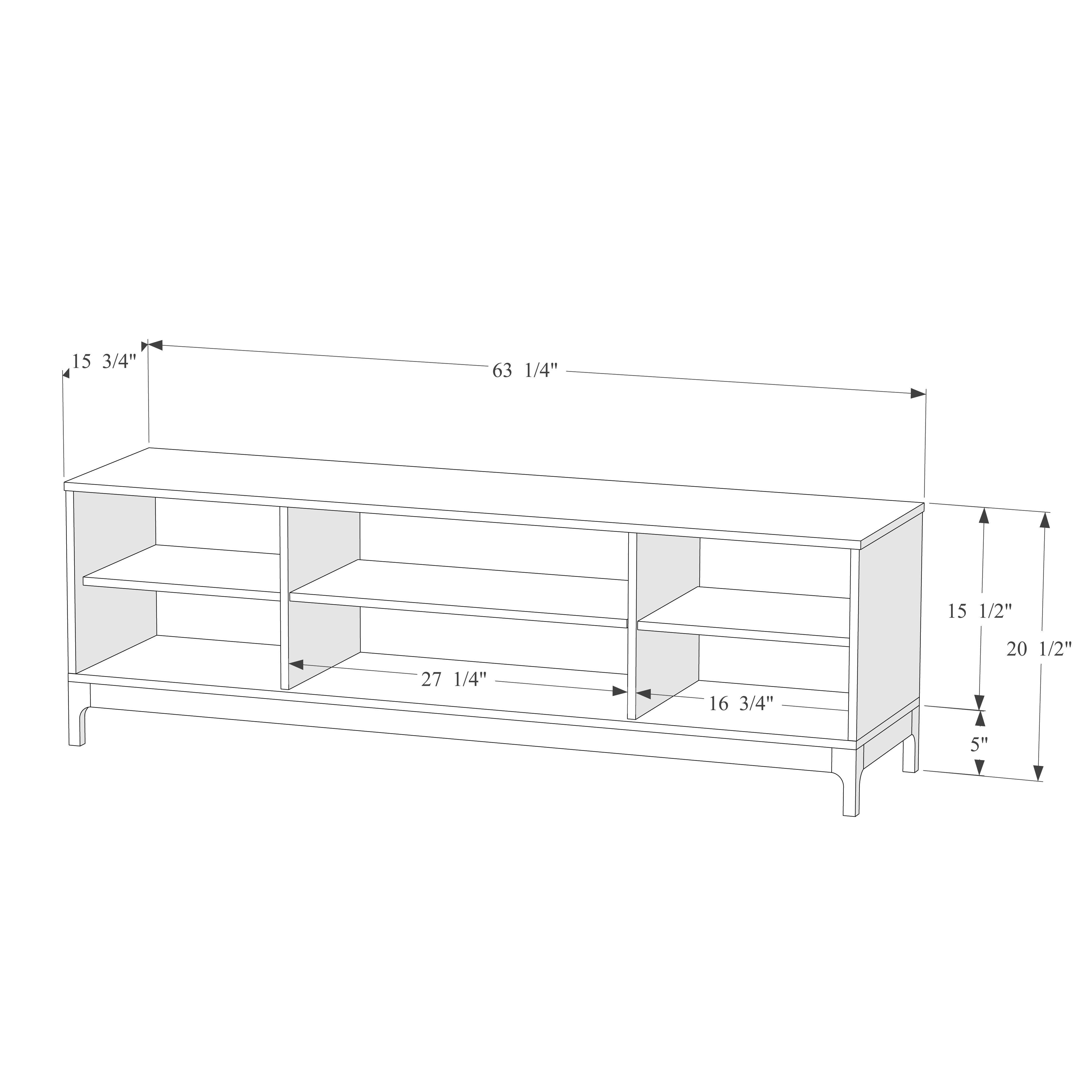 Load image into Gallery viewer, Flix&lt;br&gt;&lt;i&gt; &lt;small&gt;Large TV Console in White&lt;/i&gt;&lt;/small&gt;