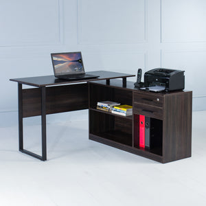 Elevate<br><i> <small>Manager Desk in Dark Brown</i></small>