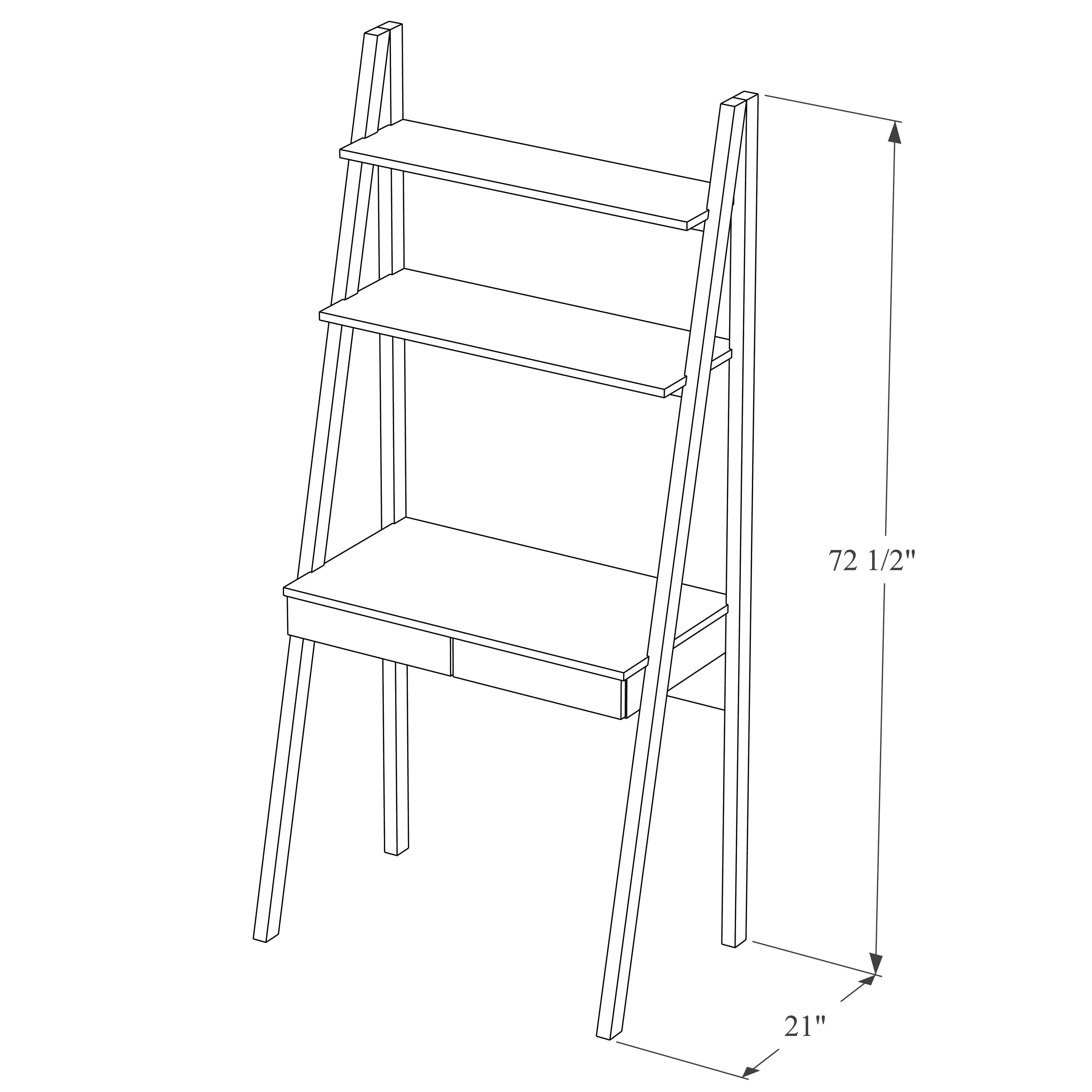 Load image into Gallery viewer, Nook&lt;br&gt;&lt;i&gt; &lt;small&gt;Ladder Desk in Walnut&lt;/i&gt;&lt;/small&gt;