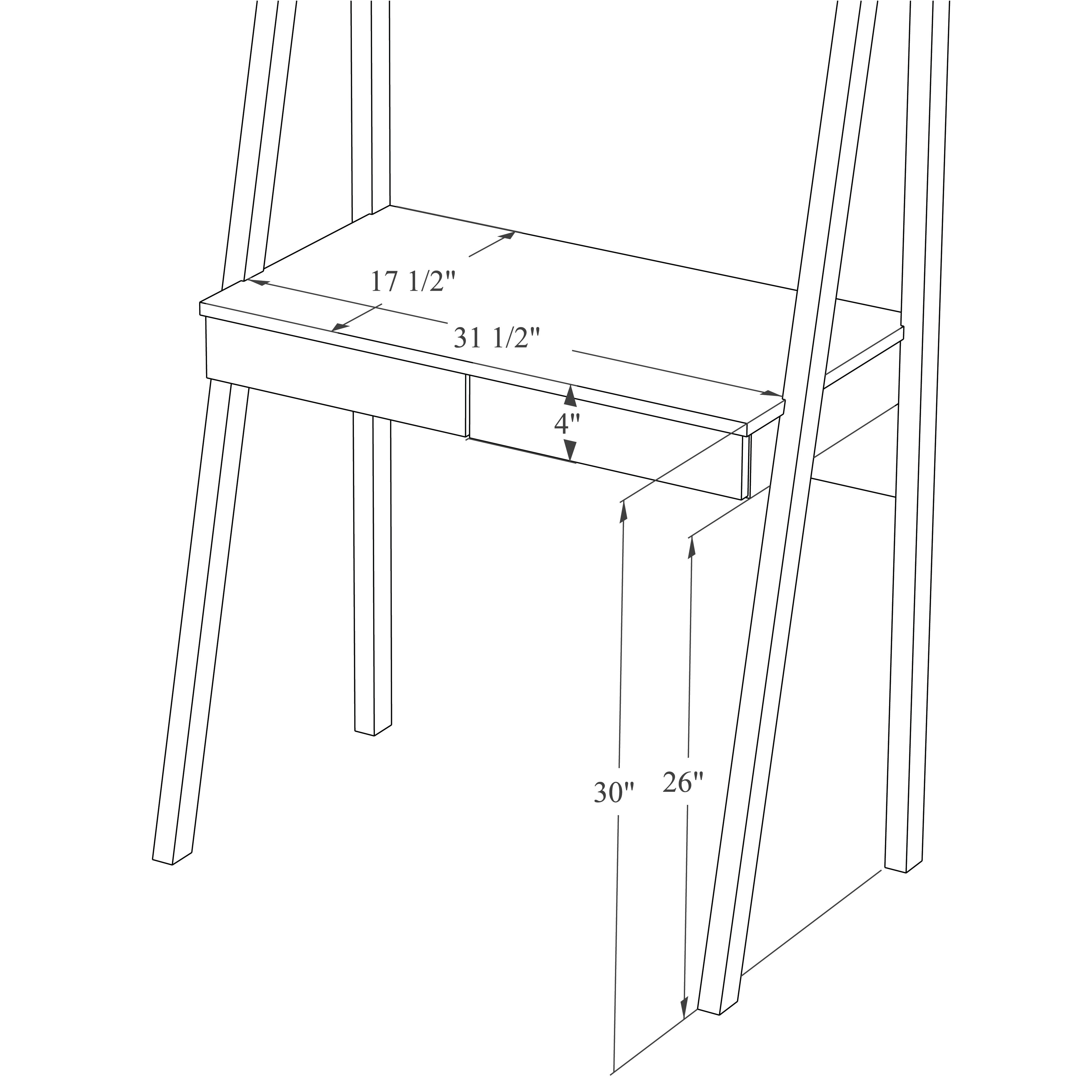 Load image into Gallery viewer, Nook&lt;br&gt;&lt;i&gt; &lt;small&gt;Ladder Desk in White&lt;/i&gt;&lt;/small&gt;