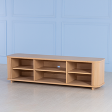 Load image into Gallery viewer, Sliders&lt;br&gt;&lt;i&gt; &lt;small&gt;TV Console in Oak&lt;/i&gt;&lt;/small&gt;