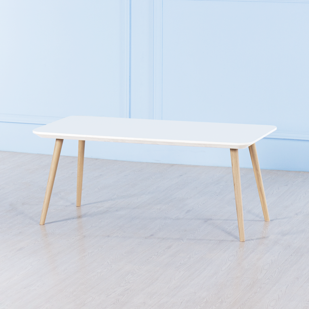 Slant<br><i> <small>Coffee Table in White</i></small>