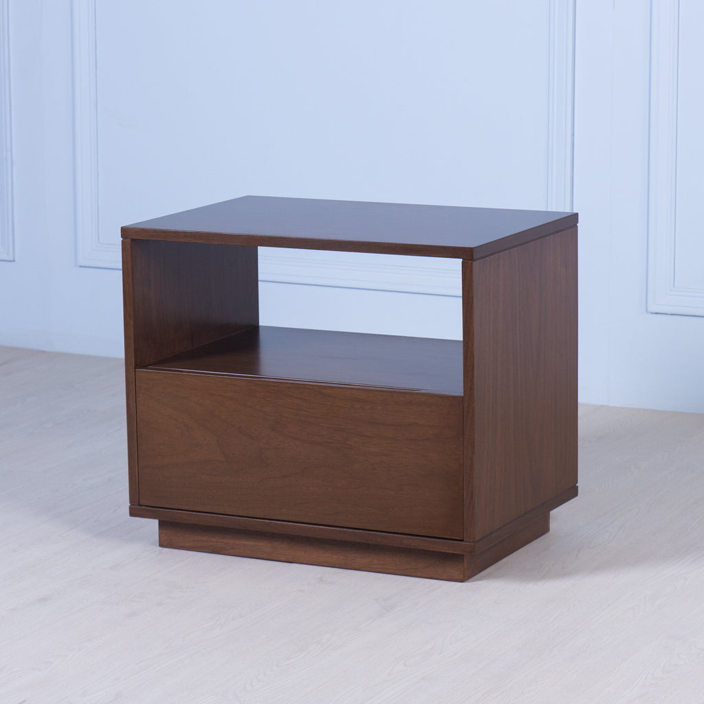 Load image into Gallery viewer, Bedside table in walnut