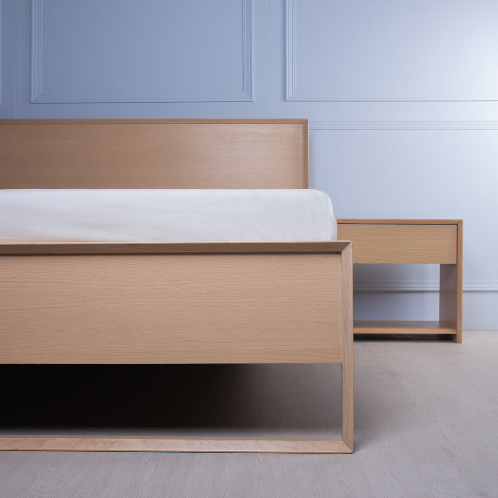 Load image into Gallery viewer, Serene&lt;br&gt;&lt;i&gt; &lt;small&gt;Oak Bed&lt;/i&gt;&lt;/small&gt;