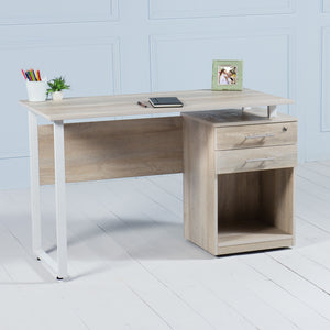 Review<br><i> <small>Office Desk in Brushed Oak</i></small>