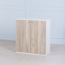 Load image into Gallery viewer, Space&lt;br&gt;&lt;i&gt; &lt;small&gt;2 Door Storage Cabinet in White&lt;/i&gt;&lt;/small&gt;