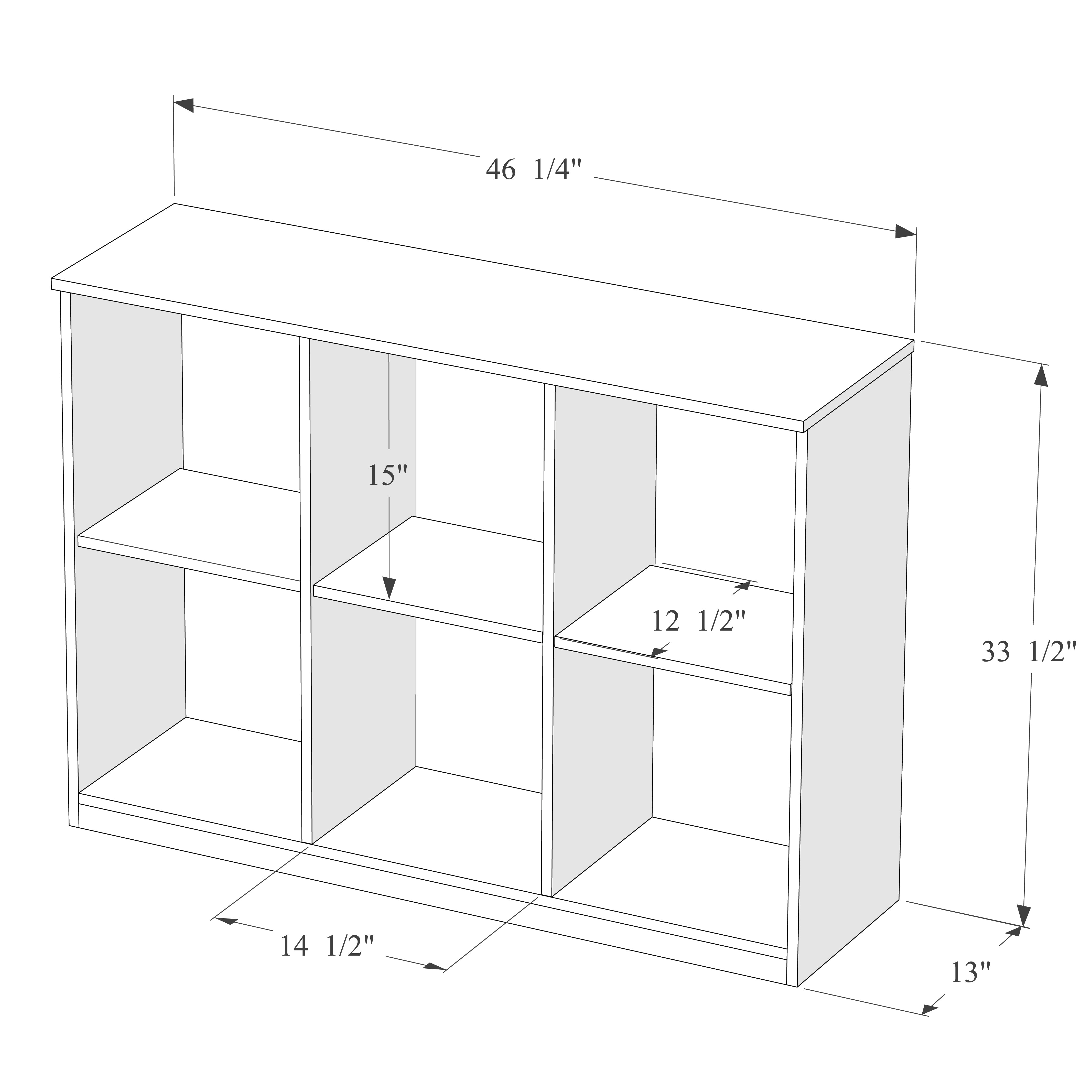 Load image into Gallery viewer, Space&lt;br&gt;&lt;i&gt; &lt;small&gt;3 Door Storage Cabinet in Black&lt;/i&gt;&lt;/small&gt;