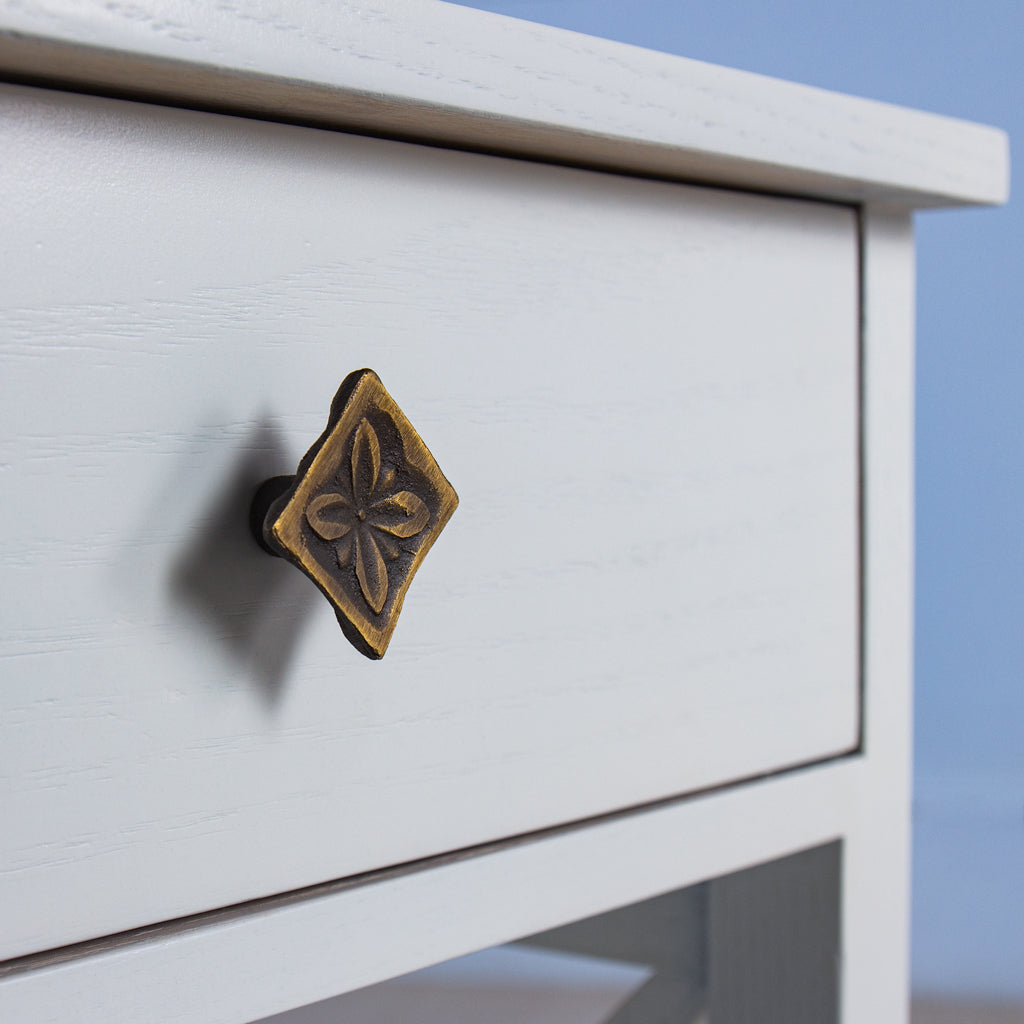 Load image into Gallery viewer, Coastal Side Table in White