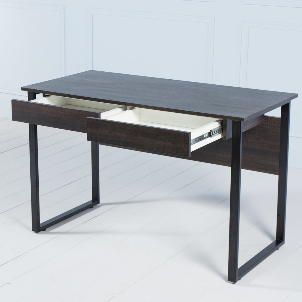 Load image into Gallery viewer, Work It&lt;br&gt;&lt;i&gt; &lt;small&gt;Office Desk in Dark Brown&lt;/i&gt;&lt;/small&gt;