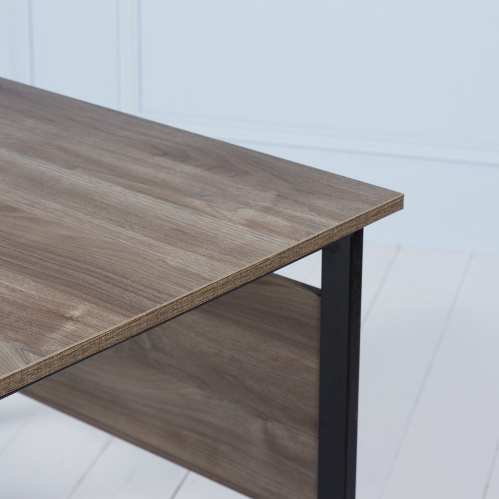 Load image into Gallery viewer, Work It&lt;br&gt;&lt;i&gt; &lt;small&gt;Office Desk in Walnut&lt;/i&gt;&lt;/small&gt;