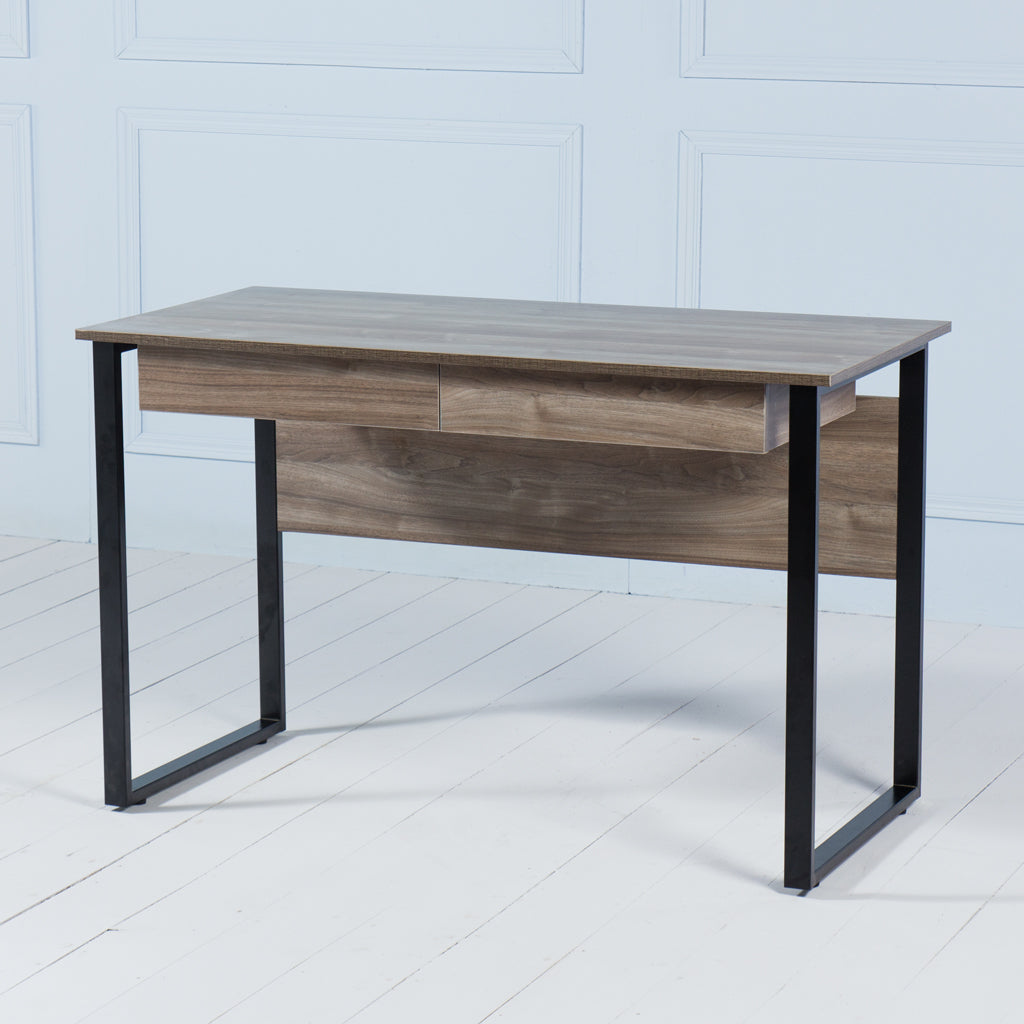 Load image into Gallery viewer, Work It&lt;br&gt;&lt;i&gt; &lt;small&gt;Office Desk in Walnut&lt;/i&gt;&lt;/small&gt;