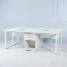 Load image into Gallery viewer, Team&lt;br&gt;&lt;i&gt; &lt;small&gt;4 Person Workstation in White&lt;/i&gt;&lt;/small&gt;
